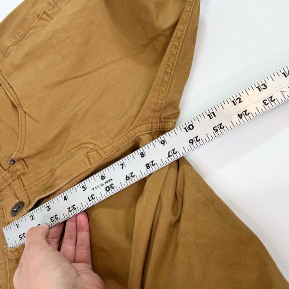 Caterpillar Pants Womens 32x32 Tan Brown Flat Front Workwear Five Pocket - Picture 2 of 10